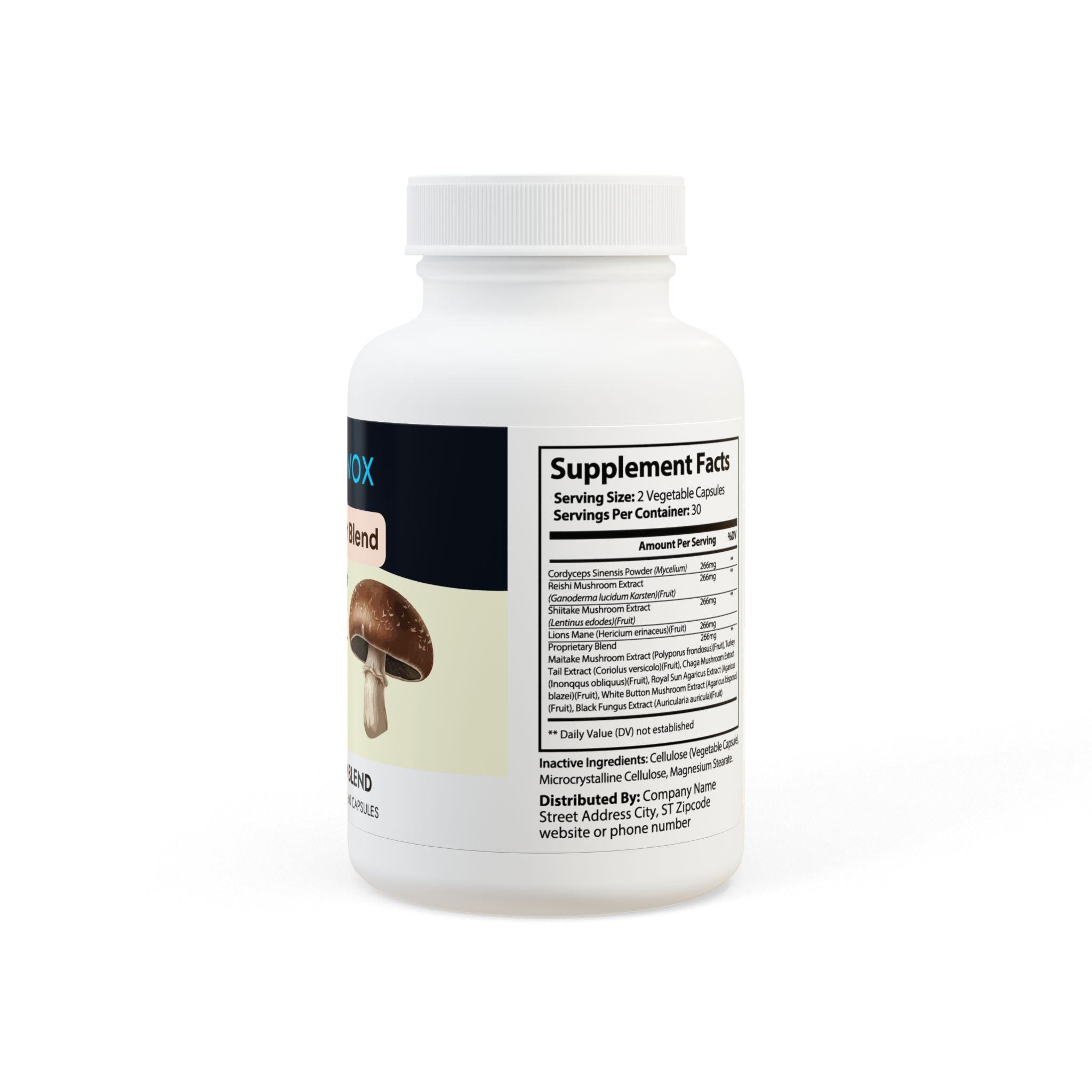 Mushroom Blend Supplement (60 Capsules)