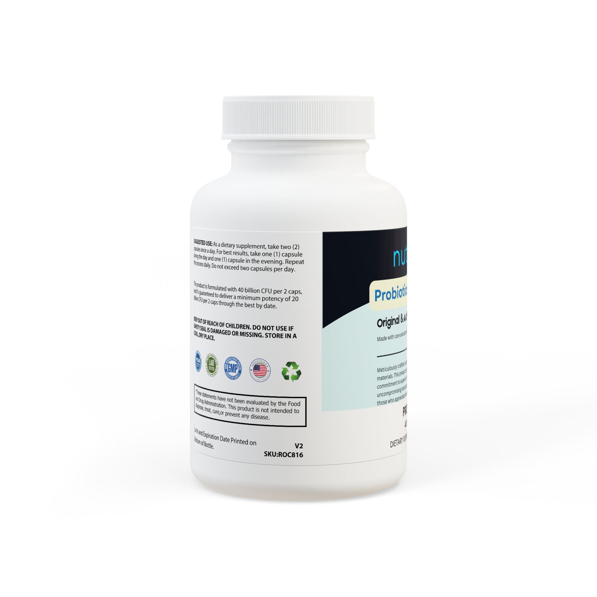 Probiotics Supplement (60 Capsules)